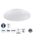 GloboStar® EMERGANO 60992 Πλαφονιέρα Οροφής LED 30W 3000lm 120° AC 220-240V με Ενσωματωμένο Σύστημα Emergency Li-ion 3450mAh/12.8Wh με Αυτονομία έως 3hrs - Αδιάβροχη IP54 Φ38 x Υ5.3cm Ψυχρό Λευκό 6000K - Λευκό - Bridgelux Chips - 3 Years Warranty - ledmania.gr