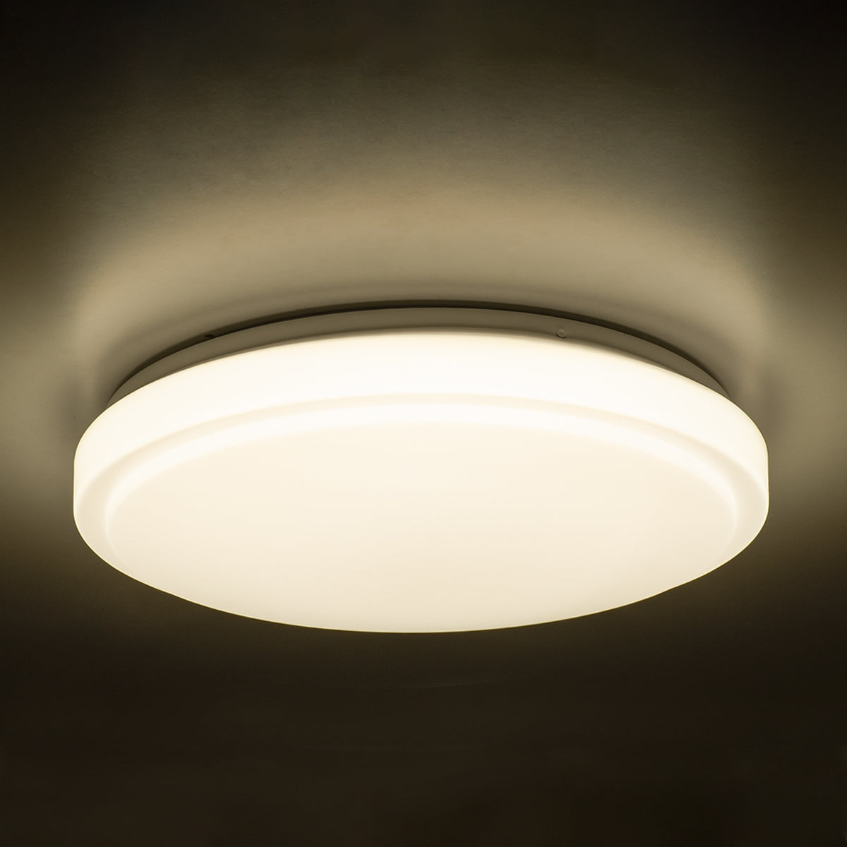GloboStar® EMERGANO 60993 Πλαφονιέρα Οροφής LED 30W 2850lm 120° AC 220-240V με Ενσωματωμένο Σύστημα Emergency Li-ion 3450mAh/12.8Wh με Αυτονομία 3hrs - Αδιάβροχη IP54 Φ38 x Υ5.3cm Φυσικό Λευκό 4500K - Λευκό - Bridgelux Chips - 3 Years Warranty - ledmania.gr