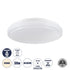 GloboStar® EMERGANO 60993 Πλαφονιέρα Οροφής LED 30W 2850lm 120° AC 220-240V με Ενσωματωμένο Σύστημα Emergency Li-ion 3450mAh/12.8Wh με Αυτονομία 3hrs - Αδιάβροχη IP54 Φ38 x Υ5.3cm Φυσικό Λευκό 4500K - Λευκό - Bridgelux Chips - 3 Years Warranty - ledmania.gr