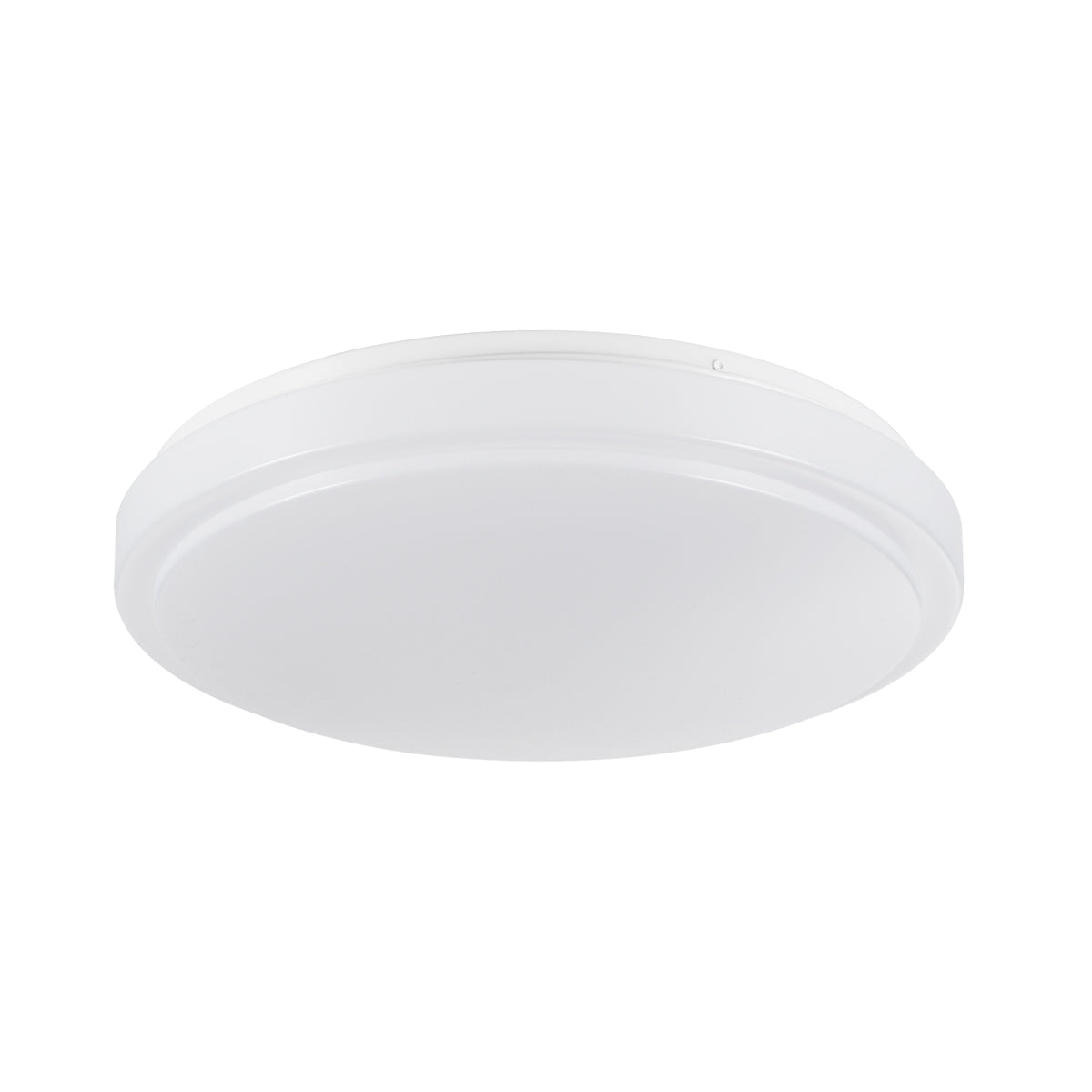 GloboStar® SENSORANO 60994 Πλαφονιέρα Οροφής LED 30W 3000lm 120° AC 220-240V με Ενσωματωμένο Σύστημα Ρυθμιζόμενου Microwave Αισθητήρα Κίνησης - Αδιάβροχη IP54 Φ38 x Υ5.3cm Ψυχρό Λευκό 6000K - Λευκό - Bridgelux Chips - 3 Years Warranty - ledmania.gr