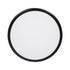 GLOBOSTAR® TUFFIN 60996 Φωτιστικό Πλαφονιέρα Οροφής LED 24W 2760lm 120° AC 220-240V Αδιάβροχο IP54 Ψυχρό Λευκό 6000K - Lumileds SMD Chip - Μαύρο Ματ & Λευκό Γαλακτερό - Μ30 x Π30 x Υ6.5cm - 3 Χρόνια Εγγύηση