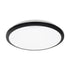 GLOBOSTAR® TUFFIN 60997 Φωτιστικό Πλαφονιέρα Οροφής LED 24W 2640lm 120° AC 220-240V Αδιάβροχο IP54 Φυσικό Λευκό 4500K - Lumileds SMD Chip - Μαύρο Ματ & Λευκό Γαλακτερό - Μ30 x Π30 x Υ6.5cm - 3 Χρόνια Εγγύηση