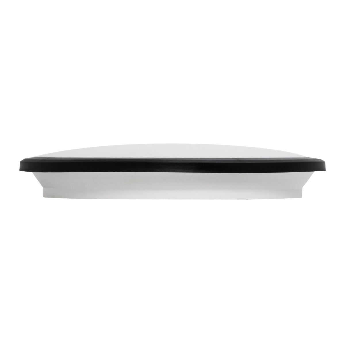 GLOBOSTAR® TUFFIN 60997 Φωτιστικό Πλαφονιέρα Οροφής LED 24W 2640lm 120° AC 220-240V Αδιάβροχο IP54 Φυσικό Λευκό 4500K - Lumileds SMD Chip - Μαύρο Ματ & Λευκό Γαλακτερό - Μ30 x Π30 x Υ6.5cm - 3 Χρόνια Εγγύηση