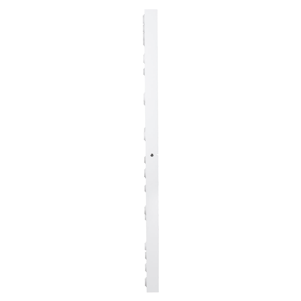 GloboStar® MAKEUP MIRROR-160x80-4 Μοντέρνος Καθρέπτης Μακιγιάζ με Πλαίσιο Φυσικού Ξύλου με Διακόπτη On/Off 20 x E27 AC220-240V - Μ80 x Π7 x Υ160cm - Λευκή Λάκα - ledmania.gr