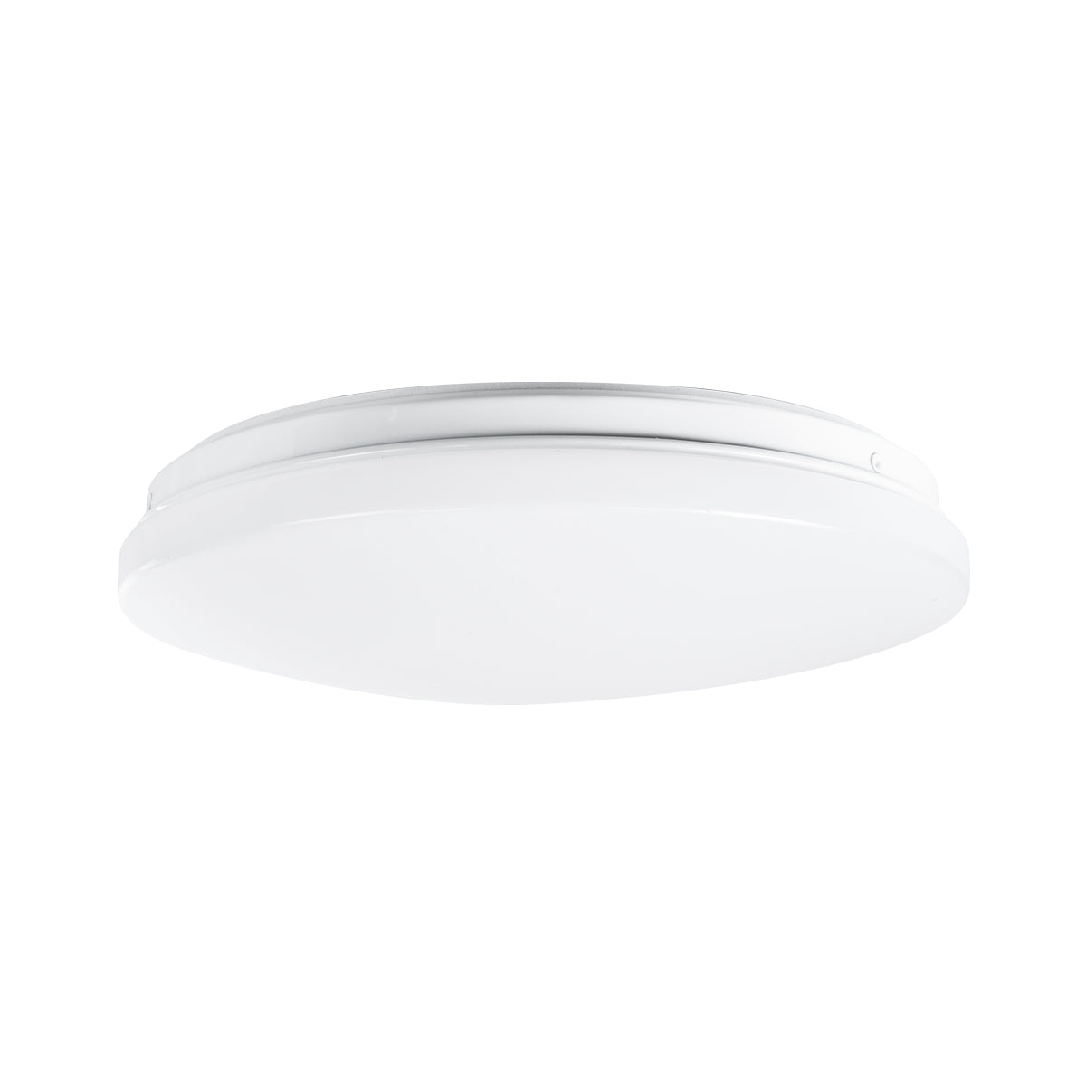 GLOBOSTAR® CELANO 61005 Φωτιστικό Πλαφονιέρα Οροφής LED 20W 2000lm 120° AC 220-240V Αδιάβροχο IP54 Ψυχρό Λευκό 6000K - Lumileds SMD Chip - Λευκό Γαλακτερό - Μ26 x Π26 x Υ6cm - 3 Χρόνια Εγγύηση
