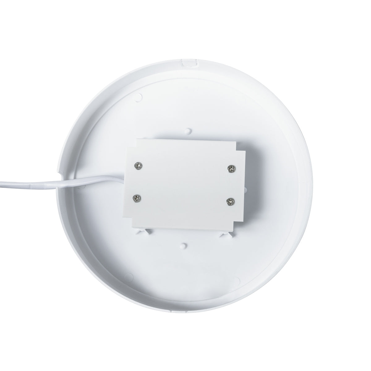 GloboStar® REVANO 61014 LED Πλαφονιέρα Οροφής Στρόγγυλη Φ17 15W 1500lm 180° AC 220-240V Αδιάβροχη IP54 Φ17 x Υ5cm Ψυχρό Λευκό 6000K - 2 Χρόνια Εγγύηση - ledmania.gr