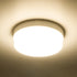GloboStar® REVANO 61016 LED Πλαφονιέρα Οροφής Στρόγγυλη Φ17 15W 1350lm 180° AC 220-240V Αδιάβροχη IP54 Φ17 x Υ5cm Θερμό Λευκό 2700K - 2 Χρόνια Εγγύηση - ledmania.gr