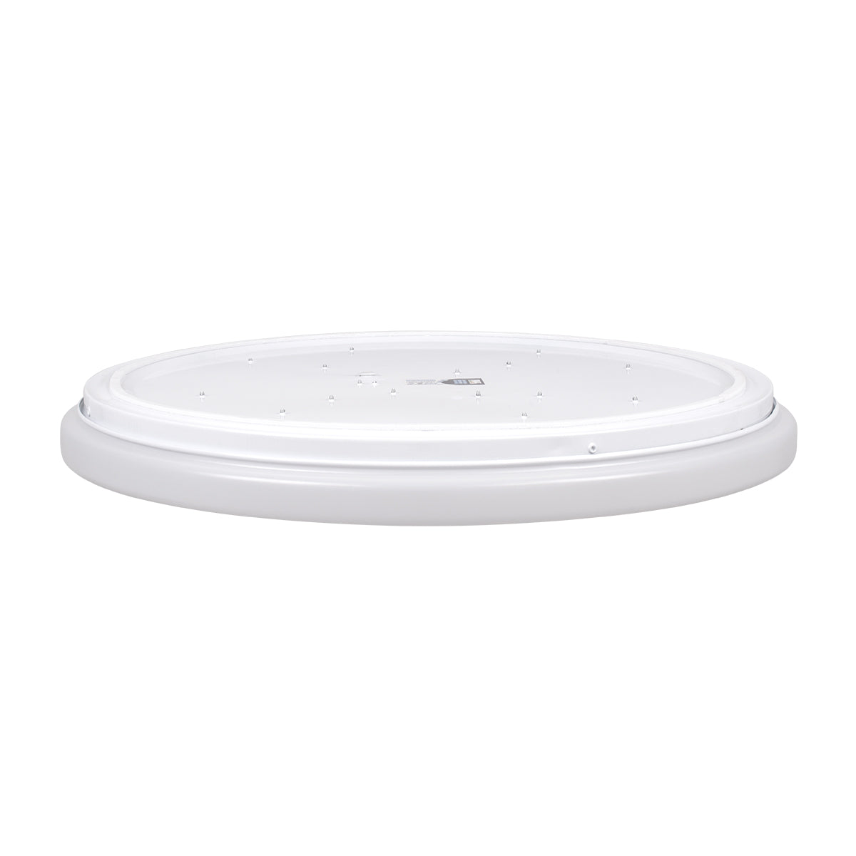 GLOBOSTAR® AVA 61017 Μοντέρνο Φωτιστικό Οροφής LED 76W 7600lm 120° AC 220-240V IP20 Ρυθμιζόμενο Λευκό CCT με Χειριστήριο από 2700K έως 6000K Dimmable - Lumileds SMD Chip - Λευκό Ματ - Μ48 x Π48 x Υ6.5cm - 3 Χρόνια Εγγύηση