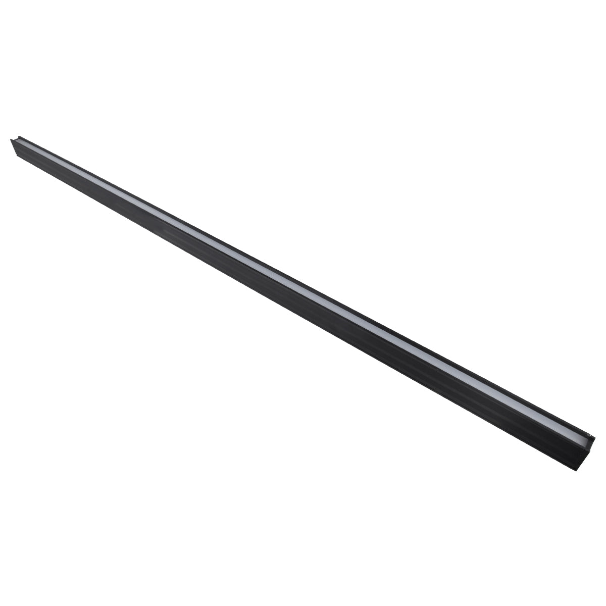 GLOBOSTAR® MARKET 61021 Μοντέρνο Γραμμικό Επεκτεινόμενο Φωτιστικό Οροφής LED 18W 2200lm 60° AC 220-240V IP20 Φυσικό Λευκό 4500K - Lumileds SMD Chip - Μαύρο Ματ - Μ120 x Π2 x Υ4cm - 3 Χρόνια Εγγύηση