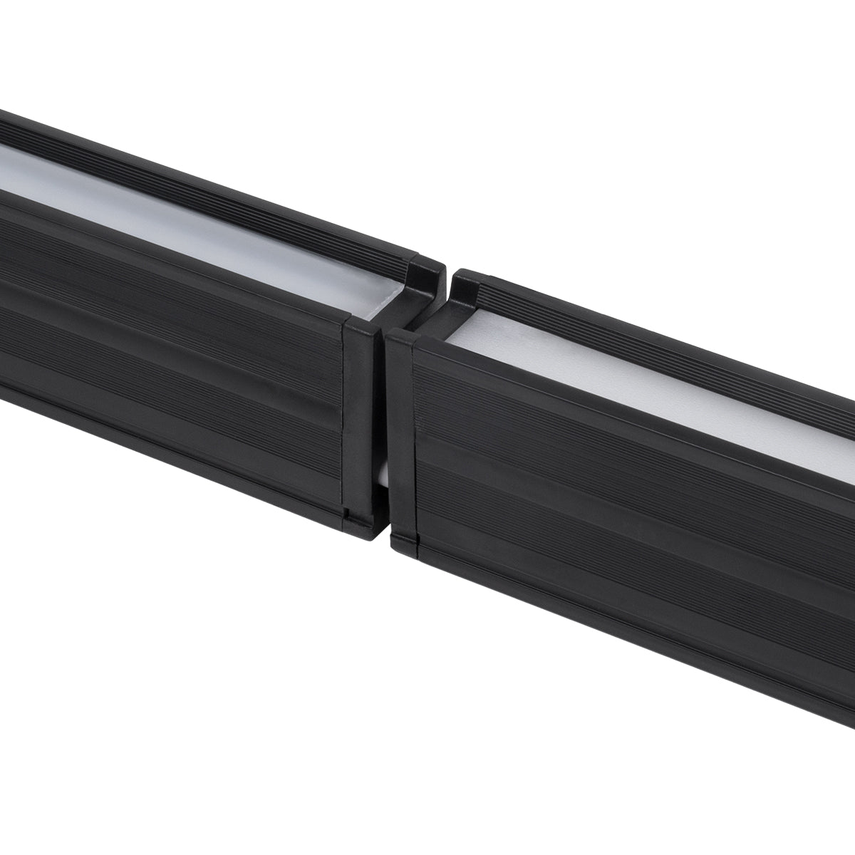 GLOBOSTAR® OFFICE 61025 Μοντέρνο Γραμμικό Επεκτεινόμενο Φωτιστικό Οροφής LED 18W 2170lm 120° AC 220-240V IP20 Θερμό Λευκό 2700K - Lumileds SMD Chip - Μαύρο Ματ - Μ120 x Π2 x Υ4cm - 3 Χρόνια Εγγύηση - ledmania.gr