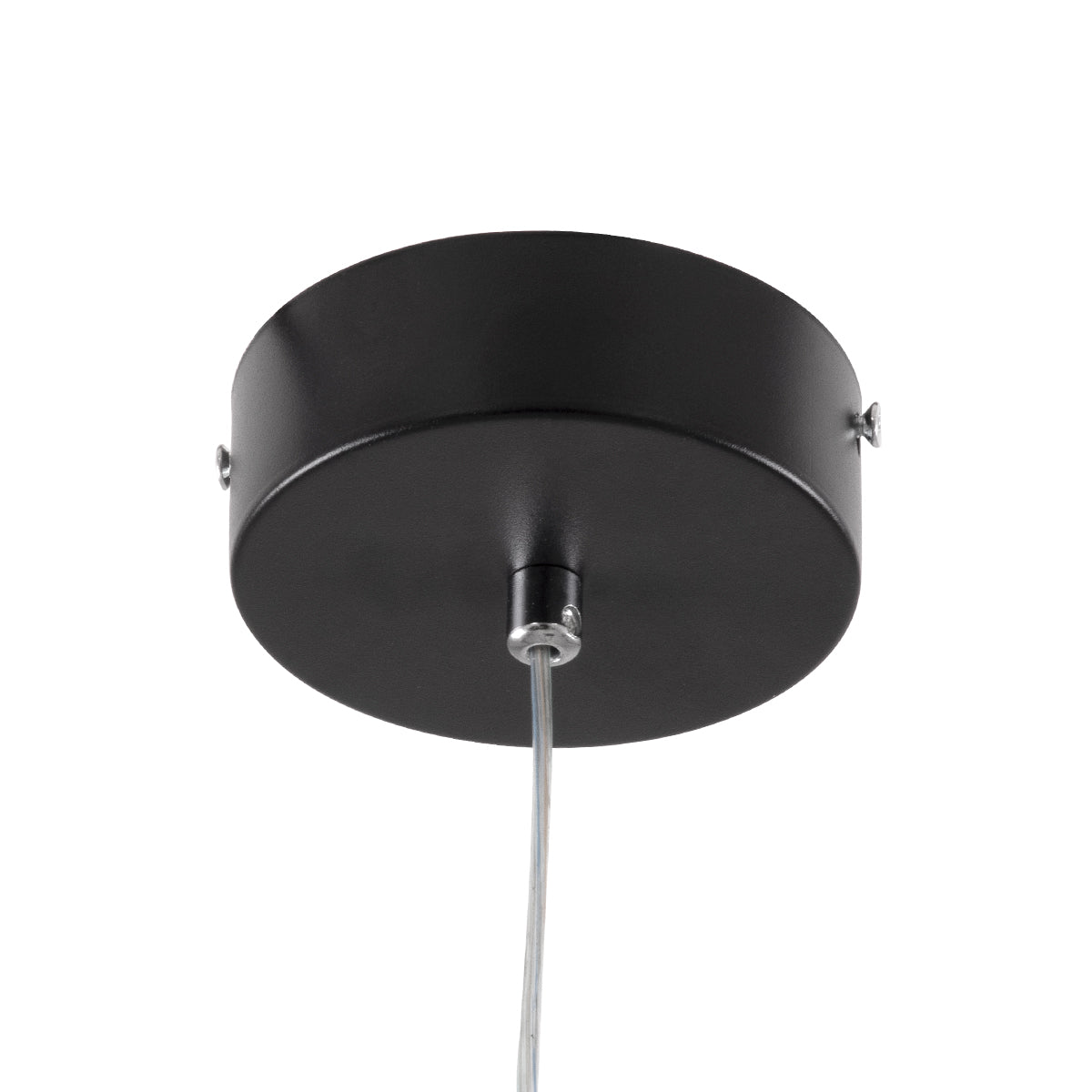 GLOBOSTAR® ALICE 61055 Μοντέρνο Κρεμαστό Φωτιστικό Οροφής LED 20W 2400lm 300° AC 220-240V IP20 Ρυθμιζόμενο Λευκό CCT με On/Off 2700K/4500K/6000K - Lumileds SMD Chip - Μαύρο Ματ - Μ25 x Π22 x Υ25cm - 3 Χρόνια Εγγύηση - ledmania.gr
