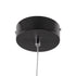 GLOBOSTAR® ALICE 61055 Μοντέρνο Κρεμαστό Φωτιστικό Οροφής LED 20W 2400lm 300° AC 220-240V IP20 Ρυθμιζόμενο Λευκό CCT με On/Off 2700K/4500K/6000K - Lumileds SMD Chip - Μαύρο Ματ - Μ25 x Π22 x Υ25cm - 3 Χρόνια Εγγύηση - ledmania.gr