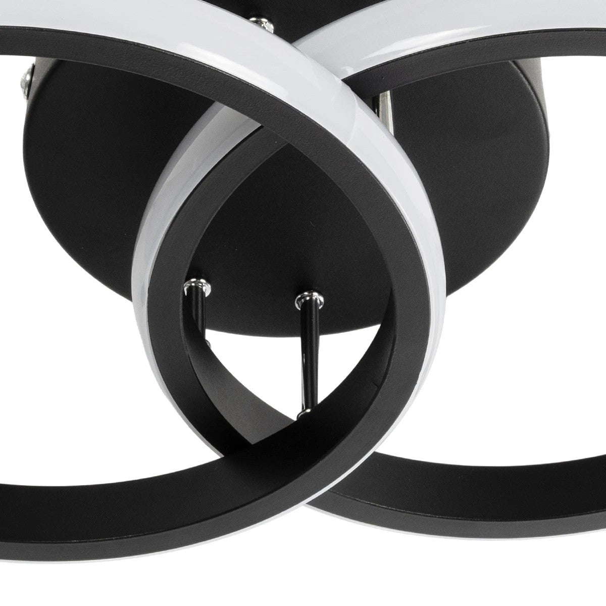 GLOBOSTAR® CORA 61058 Μοντέρνο Φωτιστικό Οροφής LED 18W 2160lm 300° AC 220-240V IP20 Ρυθμιζόμενο Λευκό CCT με On/Off 2700K/4500K/6000K - Lumileds SMD Chip - Μαύρο Ματ - Μ36 x Π20.5 x Υ7cm - 3 Χρόνια Εγγύηση