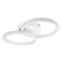 GLOBOSTAR® CORA 61059 Μοντέρνο Φωτιστικό Οροφής LED 18W 2160lm 300° AC 220-240V IP20 Ρυθμιζόμενο Λευκό CCT με On/Off 2700K/4500K/6000K - Lumileds SMD Chip - Λευκό Ματ - Μ36 x Π20.5 x Υ7cm - 3 Χρόνια Εγγύηση
