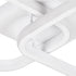 GLOBOSTAR® NORA 61062 Μοντέρνο Φωτιστικό Οροφής LED 22W 2640lm 300° AC 220-240V IP20 Ρυθμιζόμενο Λευκό CCT με On/Off 2700K/4500K/6000K - Lumileds SMD Chip - Λευκό Ματ - Μ40 x Π24 x Υ7cm - 3 Χρόνια Εγγύηση