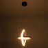 GloboStar® ROSE 61066 Κρεμαστό Φωτιστικό Οροφής Design LED CCT 22W 2640lm 300° AC 220-240V - Εναλλαγή Φωτισμού μέσω Διακόπτη On/Off All In One Ψυχρό 6000k+Φυσικό 4500k+Θερμό 2700k Μ24 x Π22 x Υ24cm - Χρυσό Βούρτσας - ledmania.gr
