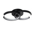 GLOBOSTAR® EVA 61067 Μοντέρνο Φωτιστικό Οροφής LED 16W 1920lm 300° AC 220-240V IP20 Ρυθμιζόμενο Λευκό CCT με On/Off 2700K/4500K/6000K - Lumileds SMD Chip - Μαύρο Ματ - Μ33 x Π21 x Υ7cm - 3 Χρόνια Εγγύηση