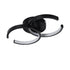 GLOBOSTAR® EVA 61067 Μοντέρνο Φωτιστικό Οροφής LED 16W 1920lm 300° AC 220-240V IP20 Ρυθμιζόμενο Λευκό CCT με On/Off 2700K/4500K/6000K - Lumileds SMD Chip - Μαύρο Ματ - Μ33 x Π21 x Υ7cm - 3 Χρόνια Εγγύηση