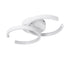 GLOBOSTAR® EVA 61068 Μοντέρνο Φωτιστικό Οροφής LED 16W 1920lm 300° AC 220-240V IP20 Ρυθμιζόμενο Λευκό CCT με On/Off 2700K/4500K/6000K - Lumileds SMD Chip - Λευκό Ματ - Μ33 x Π21 x Υ7cm - 3 Χρόνια Εγγύηση