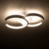 GLOBOSTAR® EVA 61068 Μοντέρνο Φωτιστικό Οροφής LED 16W 1920lm 300° AC 220-240V IP20 Ρυθμιζόμενο Λευκό CCT με On/Off 2700K/4500K/6000K - Lumileds SMD Chip - Λευκό Ματ - Μ33 x Π21 x Υ7cm - 3 Χρόνια Εγγύηση