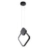 GloboStar® MARY 61082 Κρεμαστό Φωτιστικό Οροφής Design LED CCT 12W 1440lm 300° AC 220-240V - Εναλλαγή Φωτισμού μέσω Διακόπτη On/Off All In One Ψυχρό 6000k+Φυσικό 4500k+Θερμό 2700k Μ20 x Π2.3 x Υ28.5cm - Μαύρο - ledmania.gr