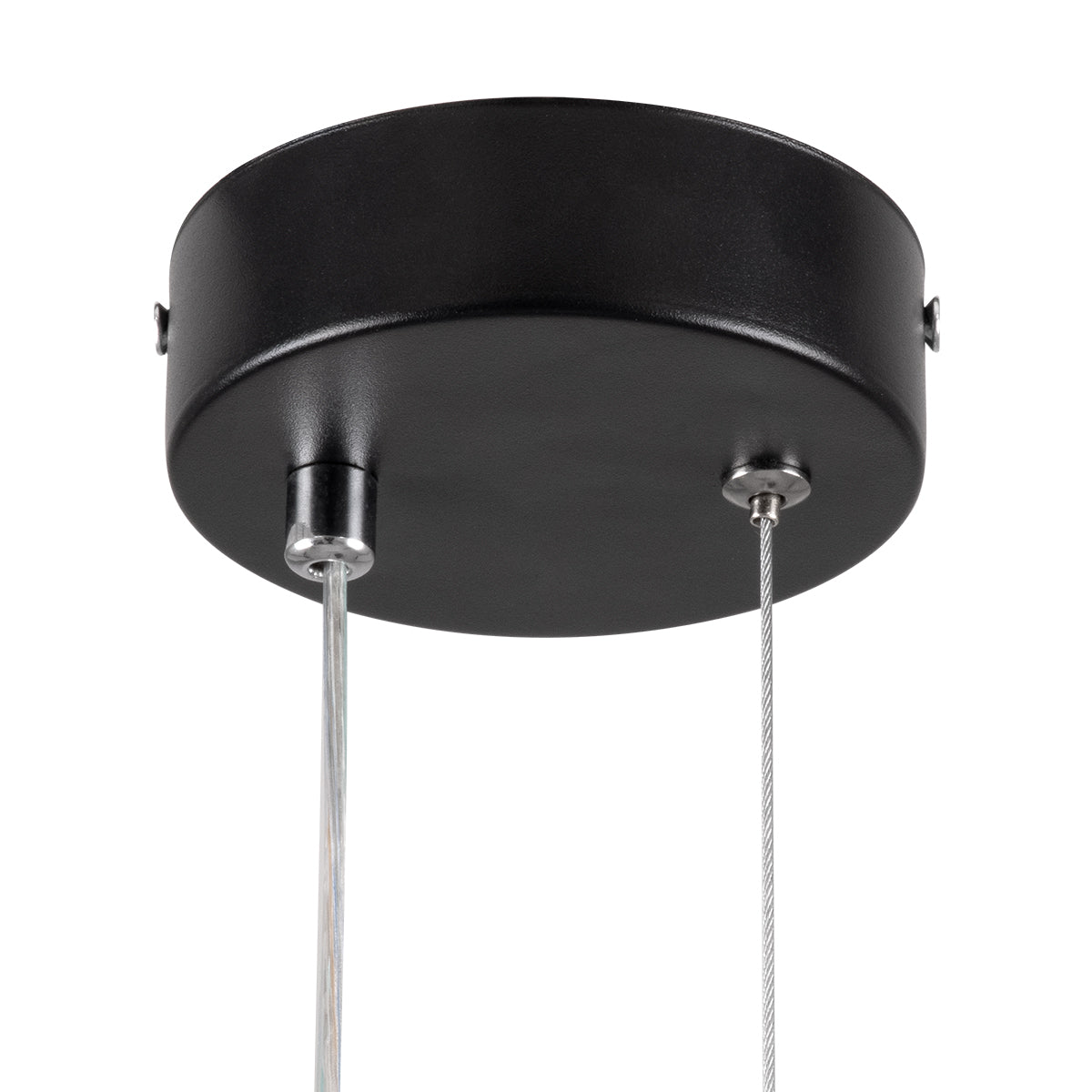 GloboStar® MARY 61082 Κρεμαστό Φωτιστικό Οροφής Design LED CCT 12W 1440lm 300° AC 220-240V - Εναλλαγή Φωτισμού μέσω Διακόπτη On/Off All In One Ψυχρό 6000k+Φυσικό 4500k+Θερμό 2700k Μ20 x Π2.3 x Υ28.5cm - Μαύρο - ledmania.gr