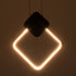 GloboStar® MARY 61082 Κρεμαστό Φωτιστικό Οροφής Design LED CCT 12W 1440lm 300° AC 220-240V - Εναλλαγή Φωτισμού μέσω Διακόπτη On/Off All In One Ψυχρό 6000k+Φυσικό 4500k+Θερμό 2700k Μ20 x Π2.3 x Υ28.5cm - Μαύρο - ledmania.gr
