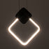 GloboStar® MARY 61082 Κρεμαστό Φωτιστικό Οροφής Design LED CCT 12W 1440lm 300° AC 220-240V - Εναλλαγή Φωτισμού μέσω Διακόπτη On/Off All In One Ψυχρό 6000k+Φυσικό 4500k+Θερμό 2700k Μ20 x Π2.3 x Υ28.5cm - Μαύρο - ledmania.gr