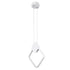 GloboStar® MARY 61083 Κρεμαστό Φωτιστικό Οροφής Design LED CCT 12W 1440lm 300° AC 220-240V - Εναλλαγή Φωτισμού μέσω Διακόπτη On/Off All In One Ψυχρό 6000k+Φυσικό 4500k+Θερμό 2700k Μ20 x Π2.3 x Υ28.5cm - Λευκό - ledmania.gr