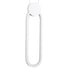 GLOBOSTAR® ILDI 61089 Μοντέρνο Κρεμαστό Φωτιστικό Οροφής LED 12W 1440lm 300° AC 220-240V IP20 Ρυθμιζόμενο Λευκό CCT με On/Off 2700K/4500K/6000K - Lumileds SMD Chip - Λευκό Ματ - Μ10 x Π2.3 x Υ38cm - 3 Χρόνια Εγγύηση - ledmania.gr