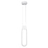 GLOBOSTAR® ILDI 61089 Μοντέρνο Κρεμαστό Φωτιστικό Οροφής LED 12W 1440lm 300° AC 220-240V IP20 Ρυθμιζόμενο Λευκό CCT με On/Off 2700K/4500K/6000K - Lumileds SMD Chip - Λευκό Ματ - Μ10 x Π2.3 x Υ38cm - 3 Χρόνια Εγγύηση - ledmania.gr
