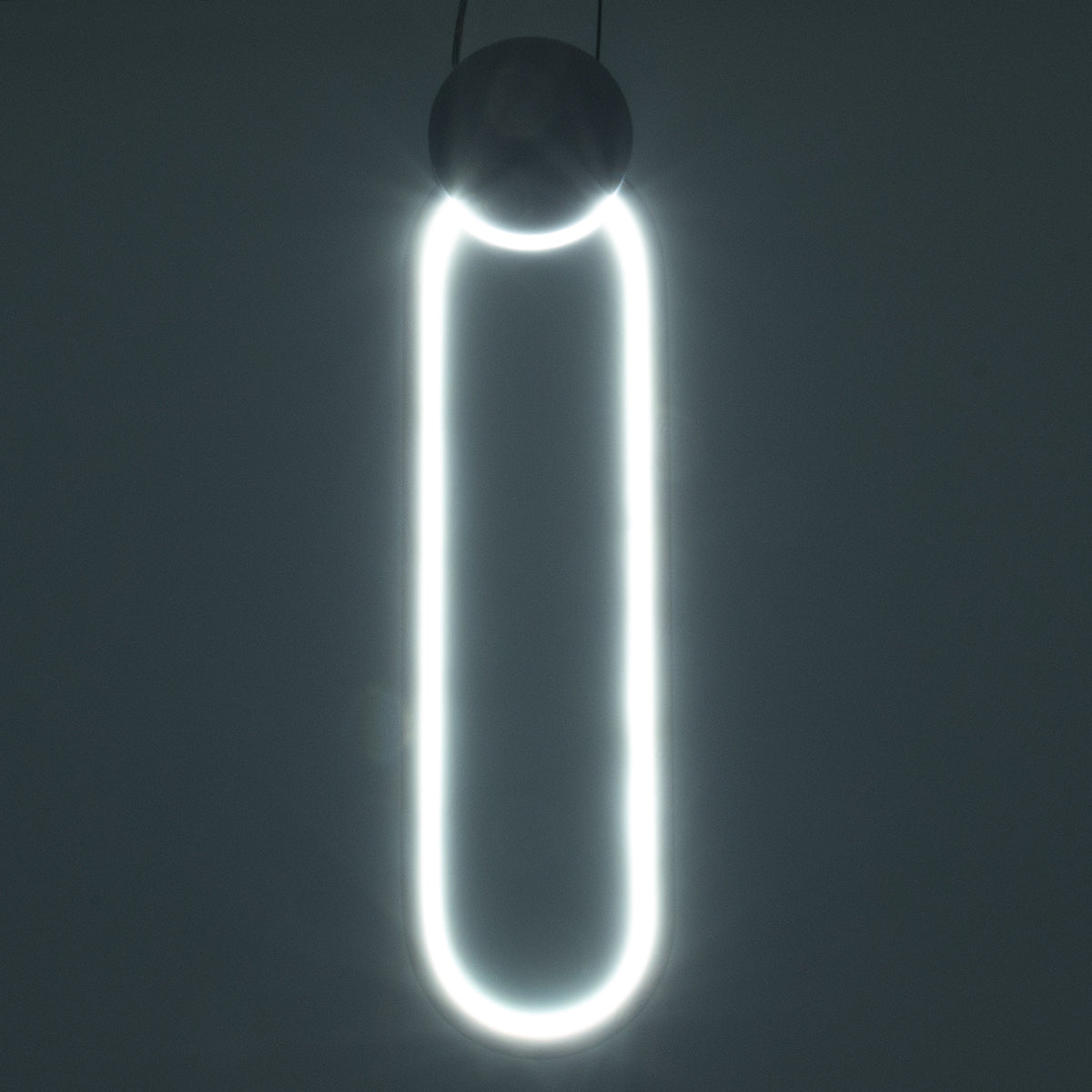 GLOBOSTAR® ILDI 61089 Μοντέρνο Κρεμαστό Φωτιστικό Οροφής LED 12W 1440lm 300° AC 220-240V IP20 Ρυθμιζόμενο Λευκό CCT με On/Off 2700K/4500K/6000K - Lumileds SMD Chip - Λευκό Ματ - Μ10 x Π2.3 x Υ38cm - 3 Χρόνια Εγγύηση - ledmania.gr