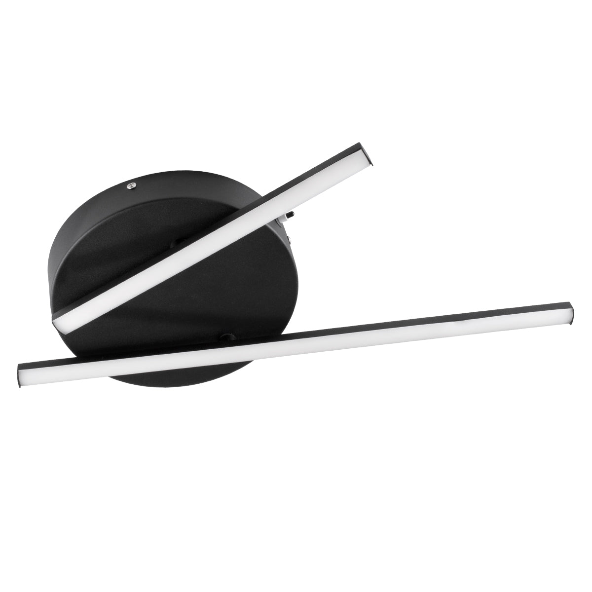 GLOBOSTAR® DRACO 61091 Μοντέρνο Φωτιστικό Οροφής LED 36W 4428lm 120° AC 220-240V IP20 Ρυθμιζόμενο Λευκό CCT με Χειριστήριο από 2700K έως 6000K Dimmable - Lumileds SMD Chip - Μαύρο Ματ - Μ50 x Π50 x Υ6cm - 3 Χρόνια Εγγύηση - ledmania.gr