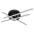 GLOBOSTAR® DRACO 61093 Μοντέρνο Φωτιστικό Οροφής LED 45W 5535lm 120° AC 220-240V IP20 Ρυθμιζόμενο Λευκό CCT με Χειριστήριο από 2700K έως 6000K Dimmable - Lumileds SMD Chip - Μαύρο Ματ - Μ50 x Π50 x Υ11cm - 3 Χρόνια Εγγύηση - ledmania.gr