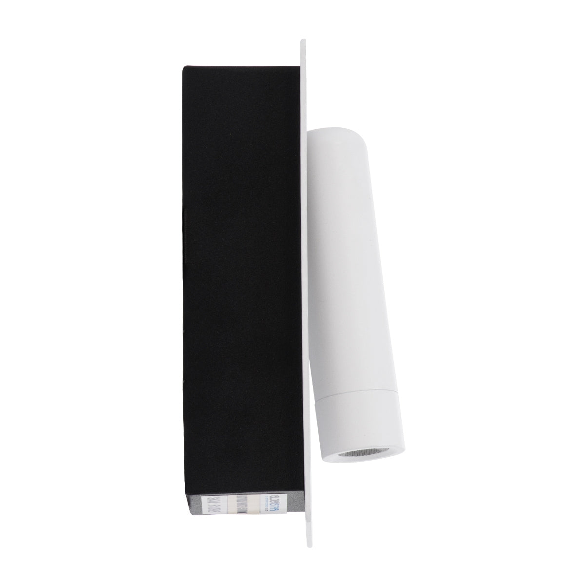 GloboStar® MANHATTAN 61098 Μοντέρνο Χωνευτό Φωτιστικό Τοίχου - Απλίκα Ξενοδοχείου Bed Side LED 3W 405lm 36° AC 220-240V - Reading Light - Μ7 x Π7 x Υ17cm - Φυσικό Λευκό 4500K - Λευκό - ledmania.gr