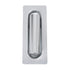 GloboStar® MANHATTAN 61099 Μοντέρνο Χωνευτό Φωτιστικό Τοίχου - Απλίκα Ξενοδοχείου Bed Side LED 3W 405lm 36° AC 220-240V - Reading Light - Μ7 x Π7 x Υ17cm - Φυσικό Λευκό 4500K - Νίκελ Βούρτσας - ledmania.gr