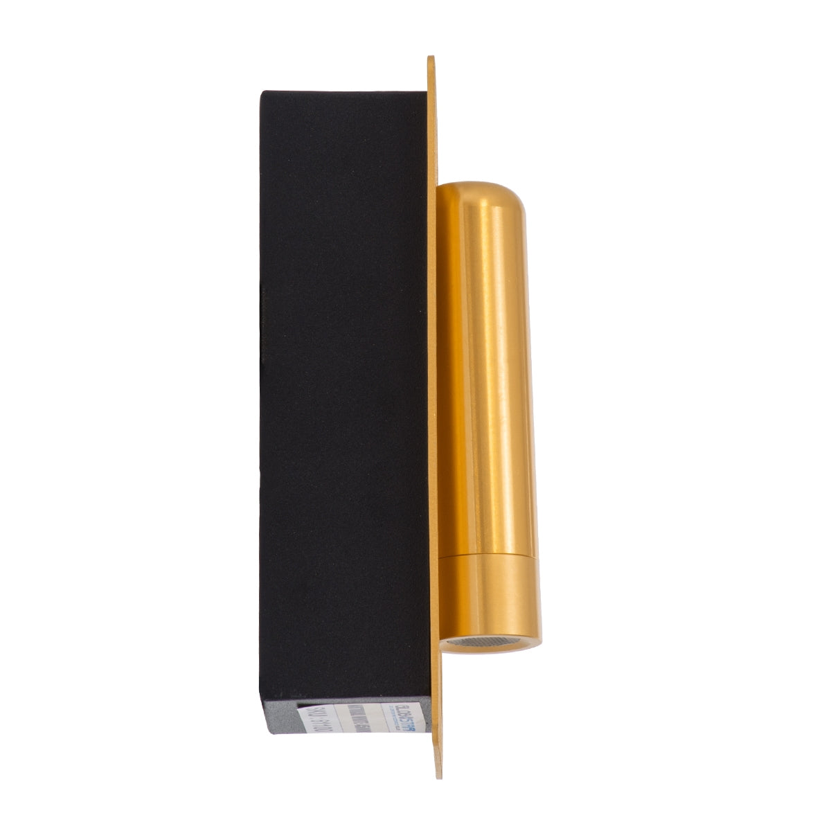 GloboStar® MANHATTAN 61100 Μοντέρνο Χωνευτό Φωτιστικό Τοίχου - Απλίκα Ξενοδοχείου Bed Side LED 3W 405lm 36° AC 220-240V - Reading Light - Μ7 x Π7 x Υ17cm - Φυσικό Λευκό 4500K - Χρυσό Βούρτσας - ledmania.gr