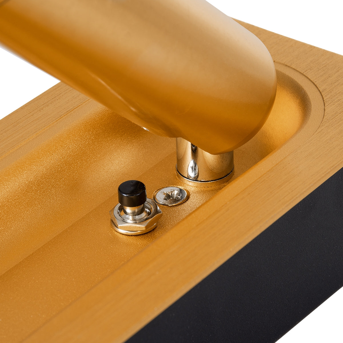 GloboStar® MANHATTAN 61100 Μοντέρνο Χωνευτό Φωτιστικό Τοίχου - Απλίκα Ξενοδοχείου Bed Side LED 3W 405lm 36° AC 220-240V - Reading Light - Μ7 x Π7 x Υ17cm - Φυσικό Λευκό 4500K - Χρυσό Βούρτσας - ledmania.gr