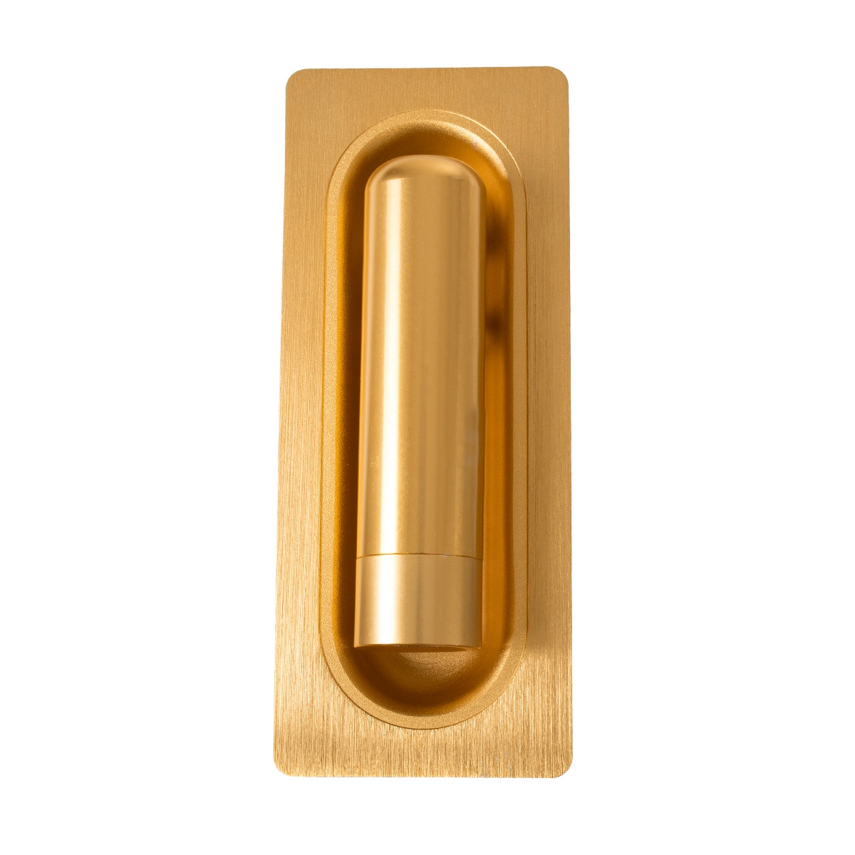 GloboStar® MANHATTAN 61100 Μοντέρνο Χωνευτό Φωτιστικό Τοίχου - Απλίκα Ξενοδοχείου Bed Side LED 3W 405lm 36° AC 220-240V - Reading Light - Μ7 x Π7 x Υ17cm - Φυσικό Λευκό 4500K - Χρυσό Βούρτσας - ledmania.gr