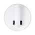GloboStar® JERSEY 61102 Μοντέρνο Φωτιστικό Τοίχου - Απλίκα Ξενοδοχείου Bed Side LED 10W 1380lm 36° & 360° AC 220-240V - Reading Light & 360° Κρυφός Φωτισμός - Φορτιστής USB 3A - Φ14.5 x Π4cm - Φυσικό Λευκό 4500K - Λευκό - ledmania.gr