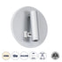 GloboStar® JERSEY 61103 Μοντέρνο Φωτιστικό Τοίχου - Απλίκα Ξενοδοχείου Bed Side LED 10W 1380lm 36° & 360° AC 220-240V - Reading Light & 360° Κρυφός Φωτισμός - Φορτιστής USB 3A - Φ14.5 x Π4cm - Φυσικό Λευκό 4500K - Νίκελ Βούρτσας - ledmania.gr