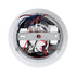 GloboStar® JERSEY 61103 Μοντέρνο Φωτιστικό Τοίχου - Απλίκα Ξενοδοχείου Bed Side LED 10W 1380lm 36° & 360° AC 220-240V - Reading Light & 360° Κρυφός Φωτισμός - Φορτιστής USB 3A - Φ14.5 x Π4cm - Φυσικό Λευκό 4500K - Νίκελ Βούρτσας - ledmania.gr