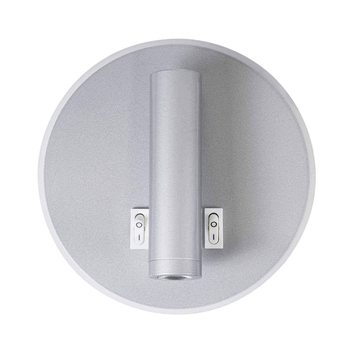 GloboStar® JERSEY 61103 Μοντέρνο Φωτιστικό Τοίχου - Απλίκα Ξενοδοχείου Bed Side LED 10W 1380lm 36° & 360° AC 220-240V - Reading Light & 360° Κρυφός Φωτισμός - Φορτιστής USB 3A - Φ14.5 x Π4cm - Φυσικό Λευκό 4500K - Νίκελ Βούρτσας - ledmania.gr