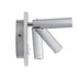GloboStar® JERSEY 61103 Μοντέρνο Φωτιστικό Τοίχου - Απλίκα Ξενοδοχείου Bed Side LED 10W 1380lm 36° & 360° AC 220-240V - Reading Light & 360° Κρυφός Φωτισμός - Φορτιστής USB 3A - Φ14.5 x Π4cm - Φυσικό Λευκό 4500K - Νίκελ Βούρτσας - ledmania.gr