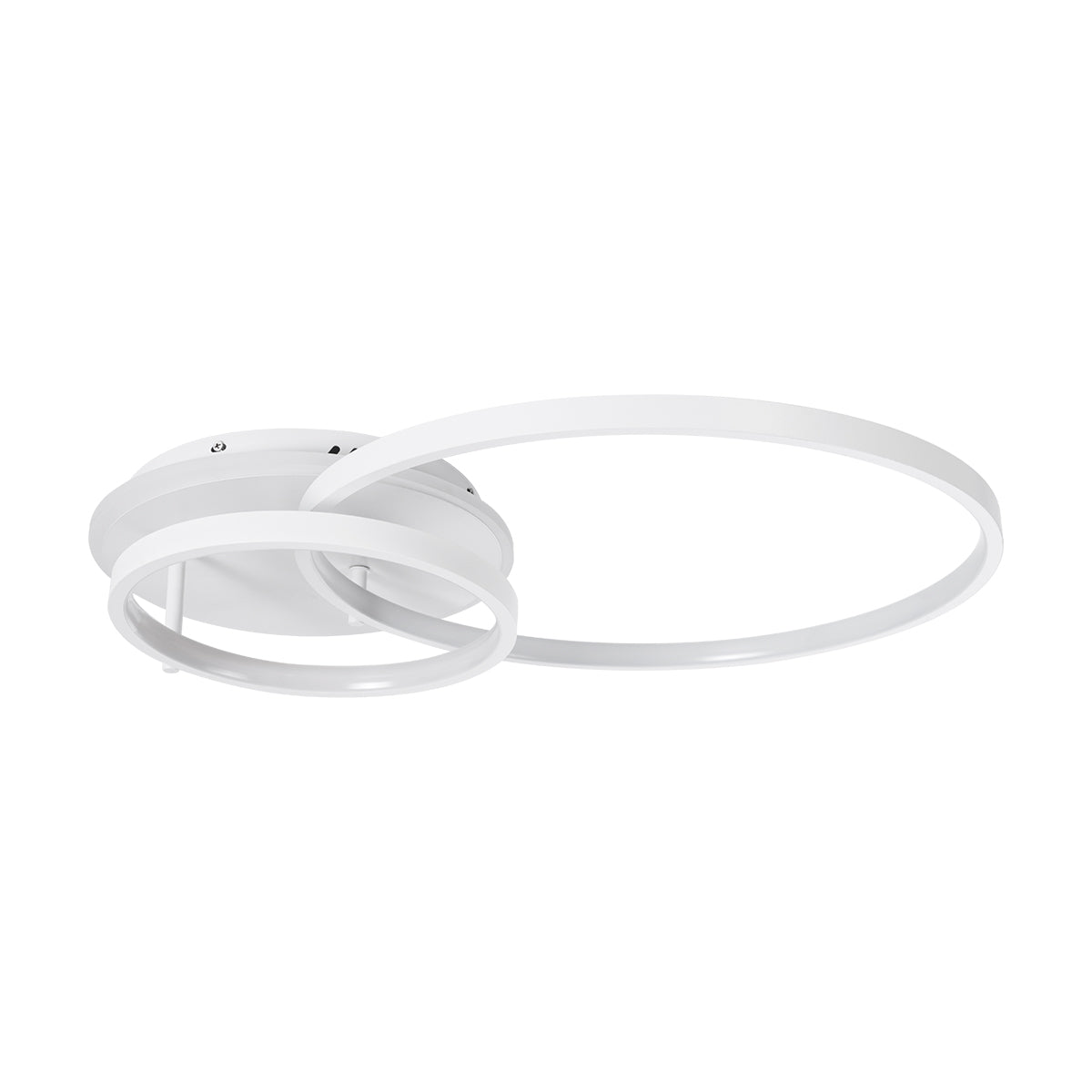 GloboStar® NEMESIS 61106 Φωτιστικό Οροφής Δαχτυλίδι-Κύκλος LED CCT 67W 7573lm 360° AC 220-240V - Εναλλαγή Φωτισμού μέσω Τηλεχειριστηρίου All In One Ψυχρό 6000k+Φυσικό 4500k+Θερμό 2700k Dimmable Φ25+45cm+BackLight - Λευκό - 3 Years Warranty - ledmania.gr