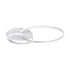 GloboStar® NEMESIS 61106 Φωτιστικό Οροφής Δαχτυλίδι-Κύκλος LED CCT 67W 7573lm 360° AC 220-240V - Εναλλαγή Φωτισμού μέσω Τηλεχειριστηρίου All In One Ψυχρό 6000k+Φυσικό 4500k+Θερμό 2700k Dimmable Φ25+45cm+BackLight - Λευκό - 3 Years Warranty - ledmania.gr