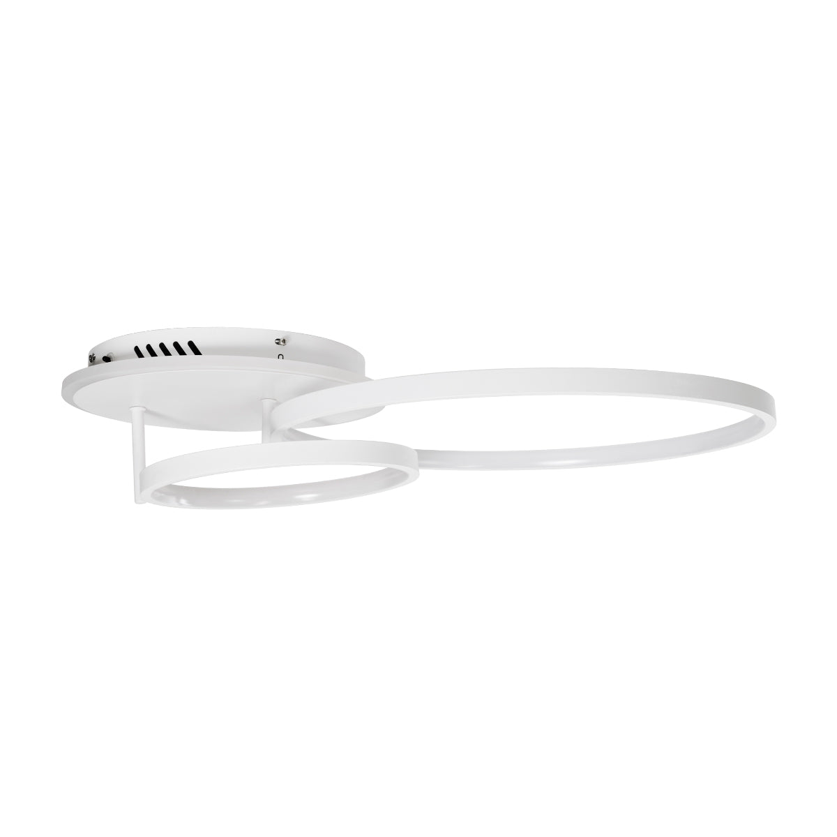 GloboStar® NEMESIS 61106 Φωτιστικό Οροφής Δαχτυλίδι-Κύκλος LED CCT 67W 7573lm 360° AC 220-240V - Εναλλαγή Φωτισμού μέσω Τηλεχειριστηρίου All In One Ψυχρό 6000k+Φυσικό 4500k+Θερμό 2700k Dimmable Φ25+45cm+BackLight - Λευκό - 3 Years Warranty - ledmania.gr