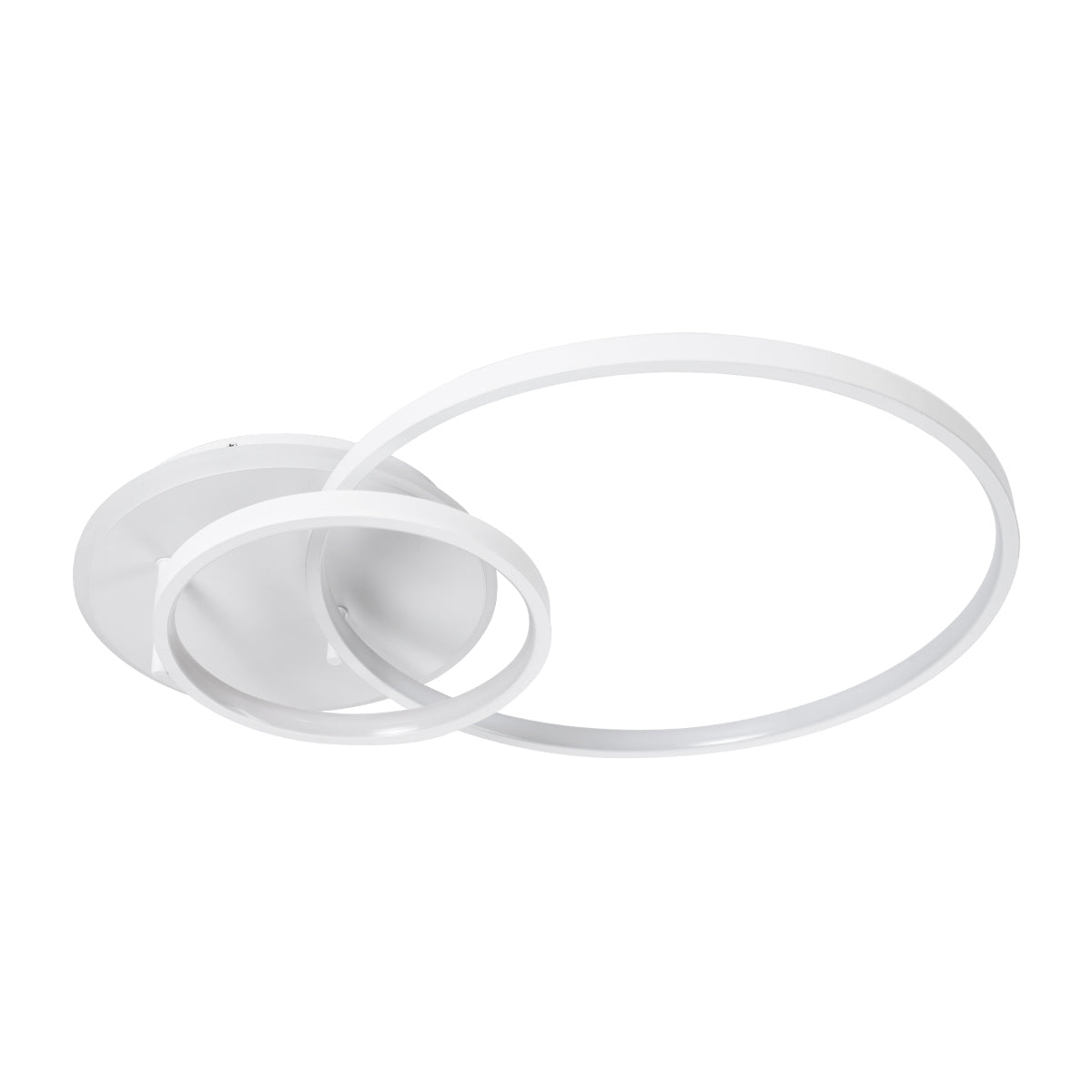 GloboStar® NEMESIS 61106 Φωτιστικό Οροφής Δαχτυλίδι-Κύκλος LED CCT 67W 7573lm 360° AC 220-240V - Εναλλαγή Φωτισμού μέσω Τηλεχειριστηρίου All In One Ψυχρό 6000k+Φυσικό 4500k+Θερμό 2700k Dimmable Φ25+45cm+BackLight - Λευκό - 3 Years Warranty - ledmania.gr