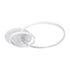 GloboStar® NEMESIS 61106 Φωτιστικό Οροφής Δαχτυλίδι-Κύκλος LED CCT 67W 7573lm 360° AC 220-240V - Εναλλαγή Φωτισμού μέσω Τηλεχειριστηρίου All In One Ψυχρό 6000k+Φυσικό 4500k+Θερμό 2700k Dimmable Φ25+45cm+BackLight - Λευκό - 3 Years Warranty - ledmania.gr