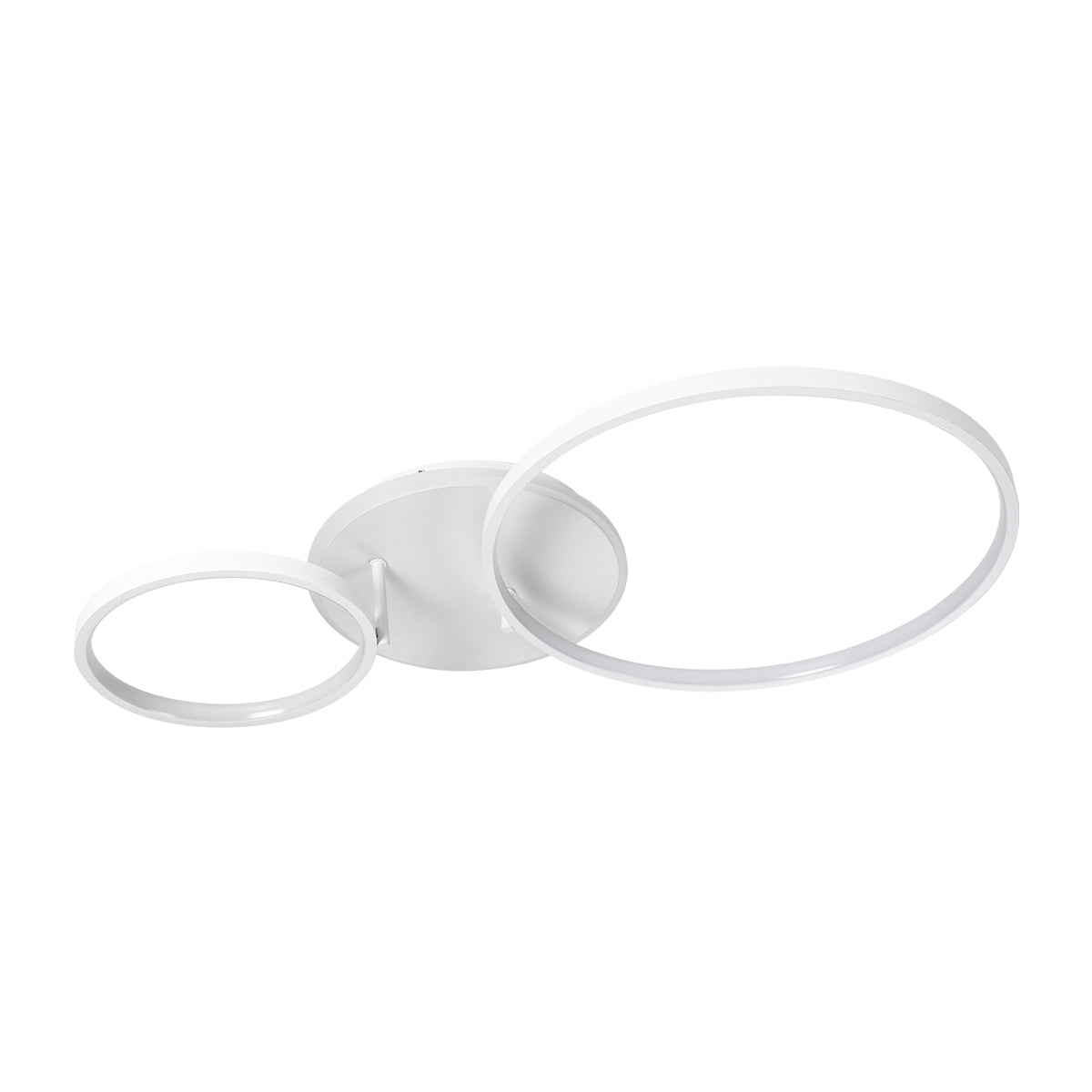 GloboStar® NEMESIS 61106 Φωτιστικό Οροφής Δαχτυλίδι-Κύκλος LED CCT 67W 7573lm 360° AC 220-240V - Εναλλαγή Φωτισμού μέσω Τηλεχειριστηρίου All In One Ψυχρό 6000k+Φυσικό 4500k+Θερμό 2700k Dimmable Φ25+45cm+BackLight - Λευκό - 3 Years Warranty - ledmania.gr